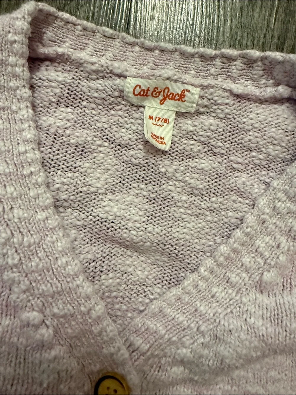 Girls Marble Cropped Hoodie and Button Front Cardigan